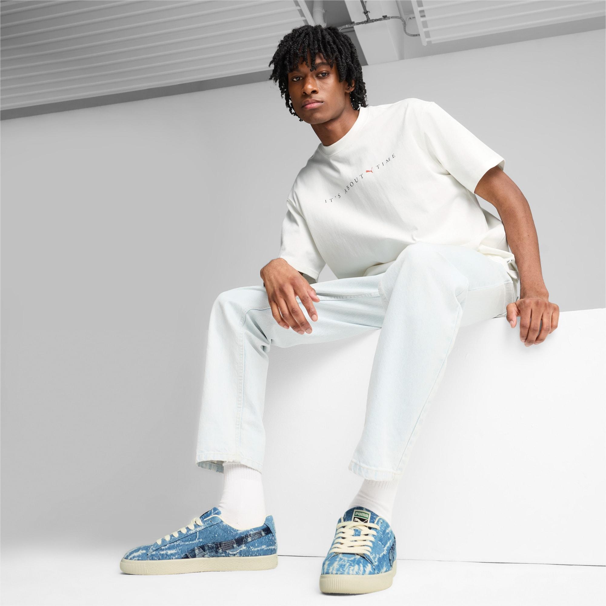 Clyde Denim Sneakers Product Image