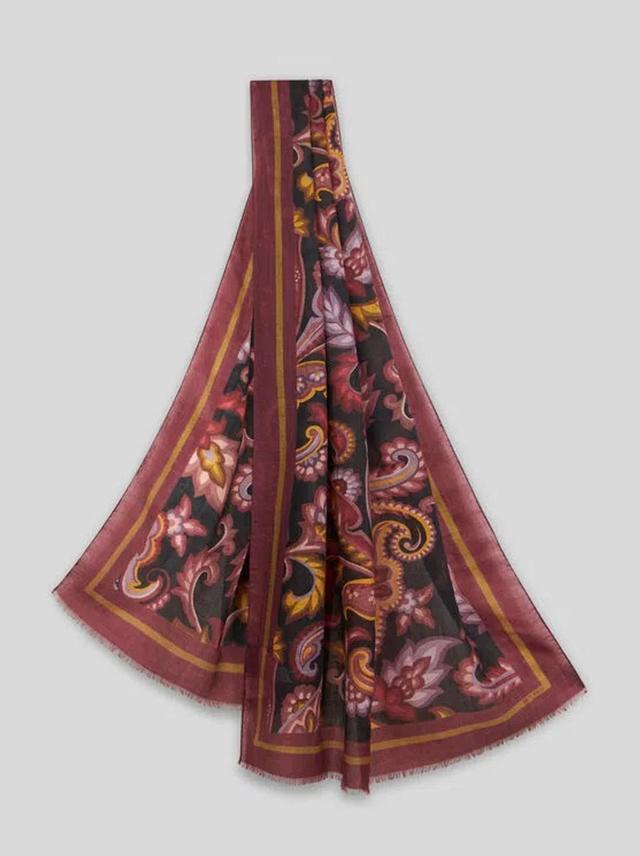 ETRO Paisley-print Scarf In Schwarz Product Image