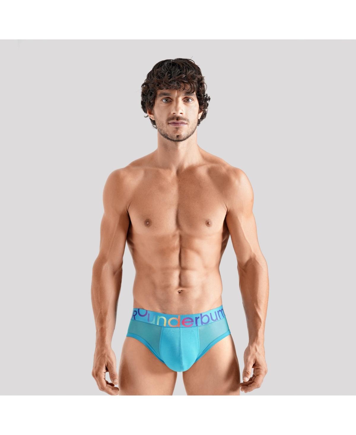 Rounderbum Mens Transparent Pride Package Brief Product Image