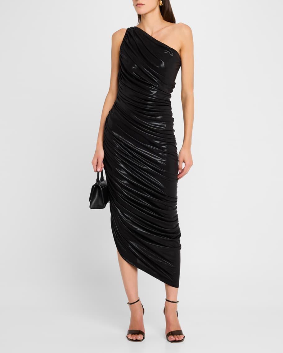 Diana Asymmetric Ruched Gown Product Image