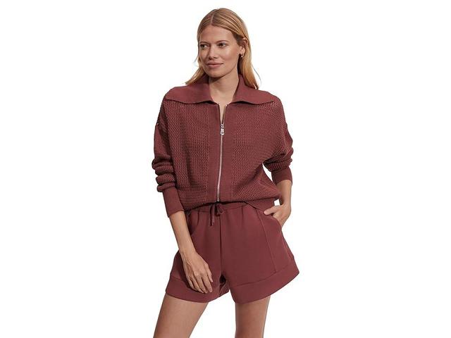 Varley Fairfield Knit Jacket (Apple Butter) Women's Clothing Product Image