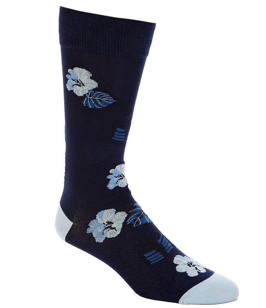 Tommy Bahama Blue Tropics Crew Dress Socks Product Image