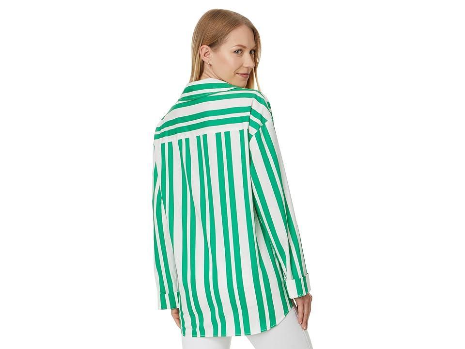 Show Me Your Mumu Berman Button Down (Center Court Stripe) Women's Clothing Product Image