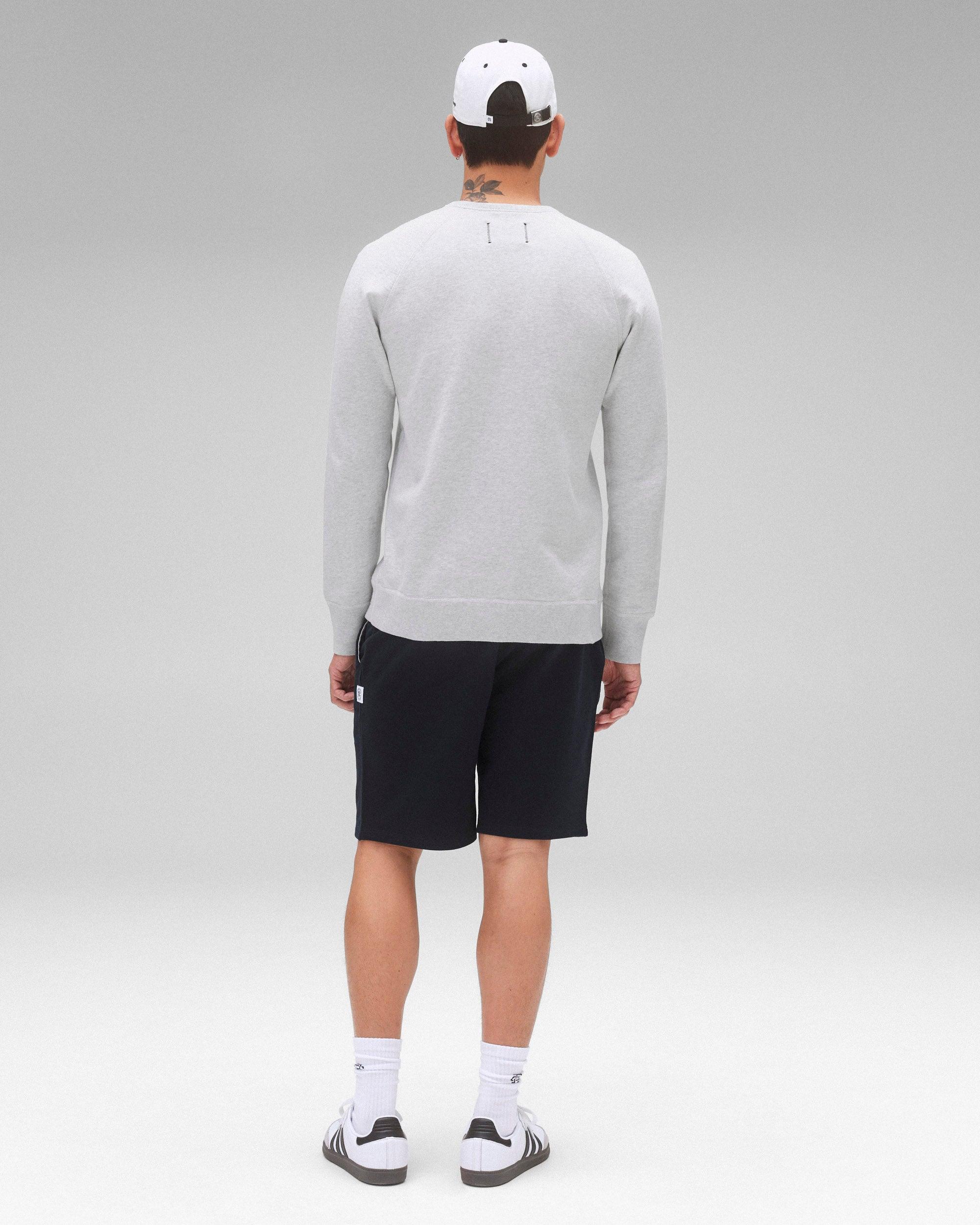 0984. Herringbone Terry Crewneck - Crimson Product Image