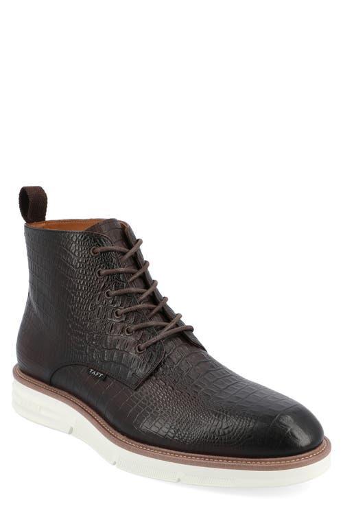 TAFT 365 Croc Embossed Leather Boot Product Image