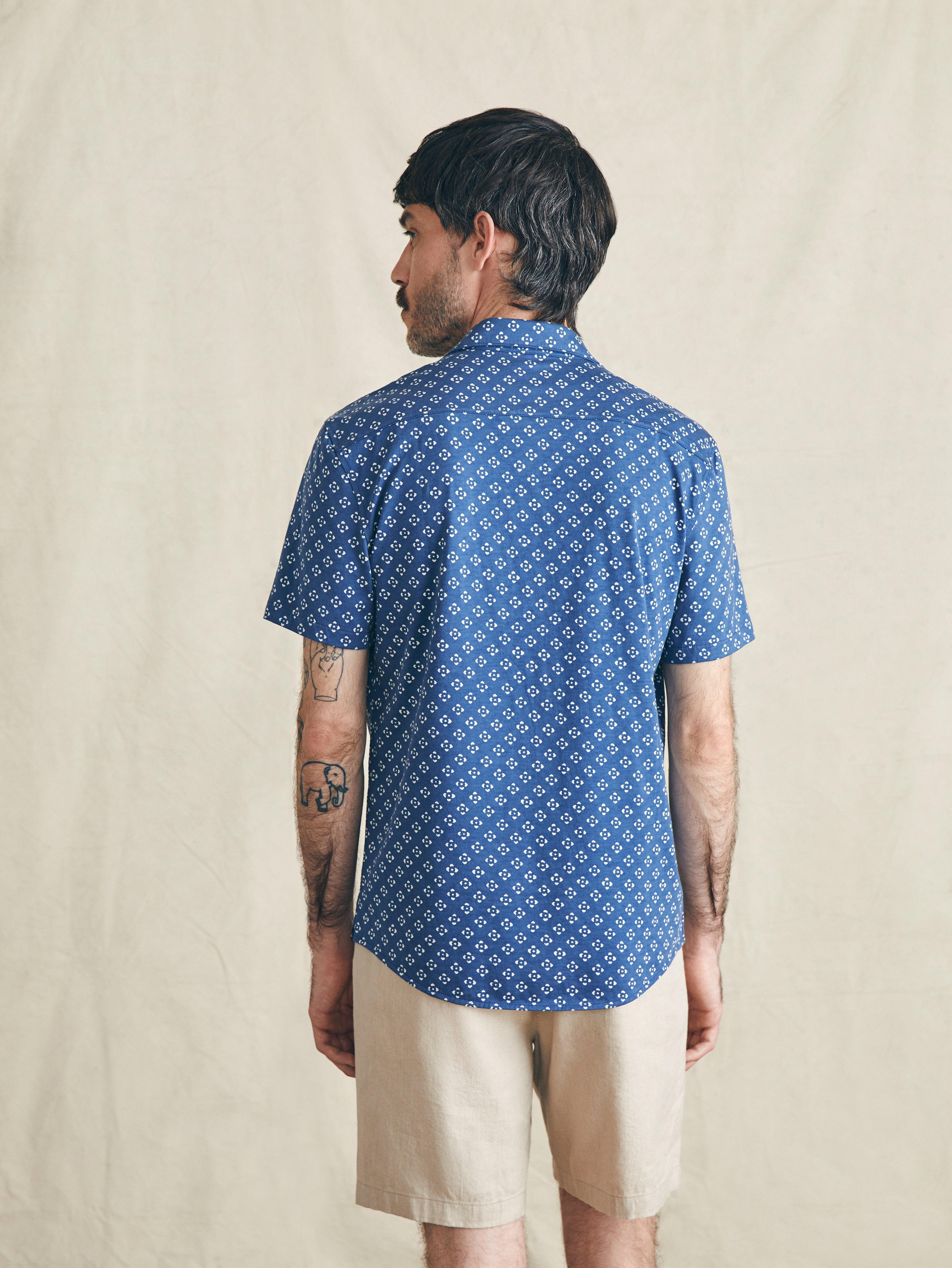 Short-Sleeve Hermosa Knit Shirt - Navy Atlas Male Product Image