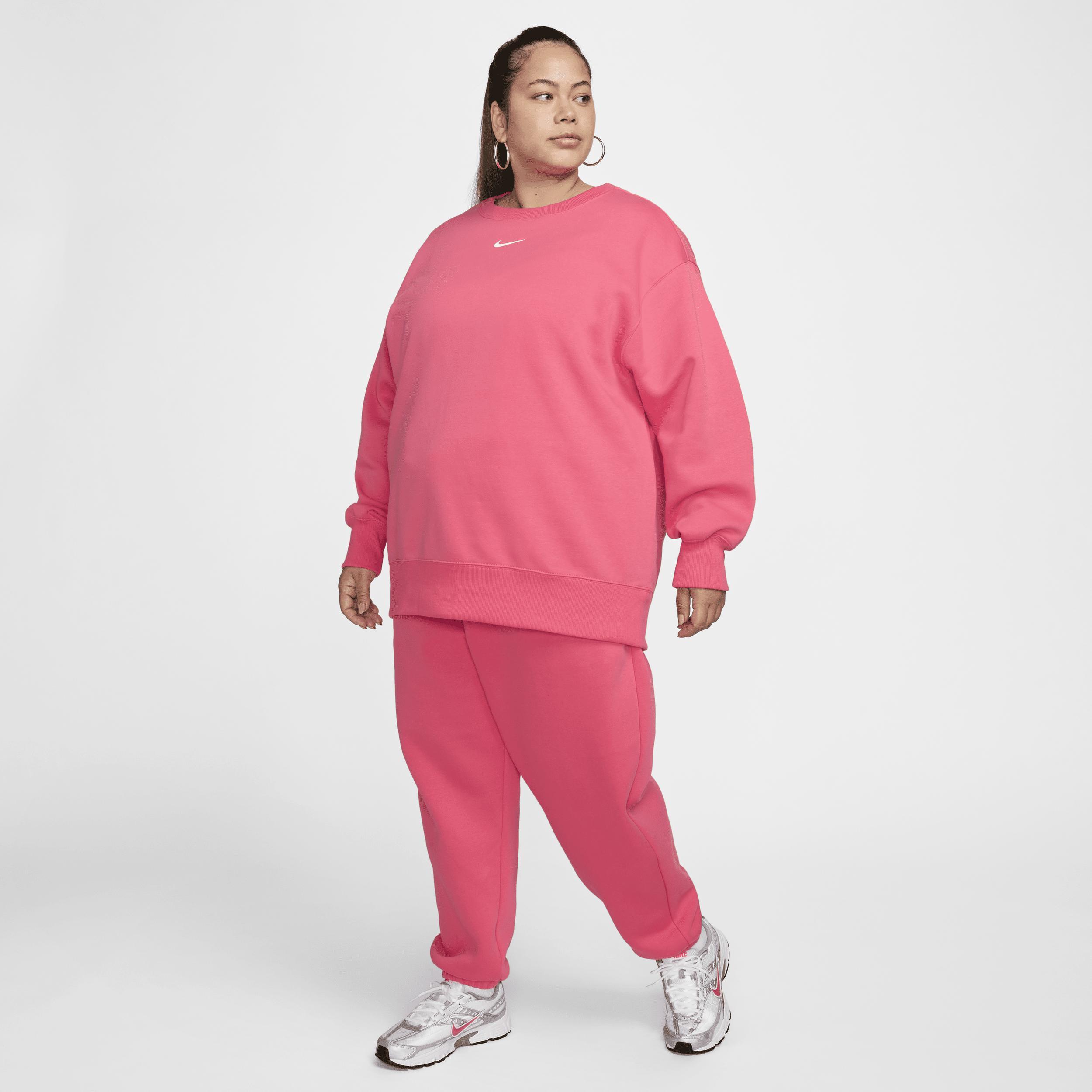 Women's Nike Sportswear Phoenix Fleece Oversized Crew-Neck Sweatshirt (Plus Size) Product Image