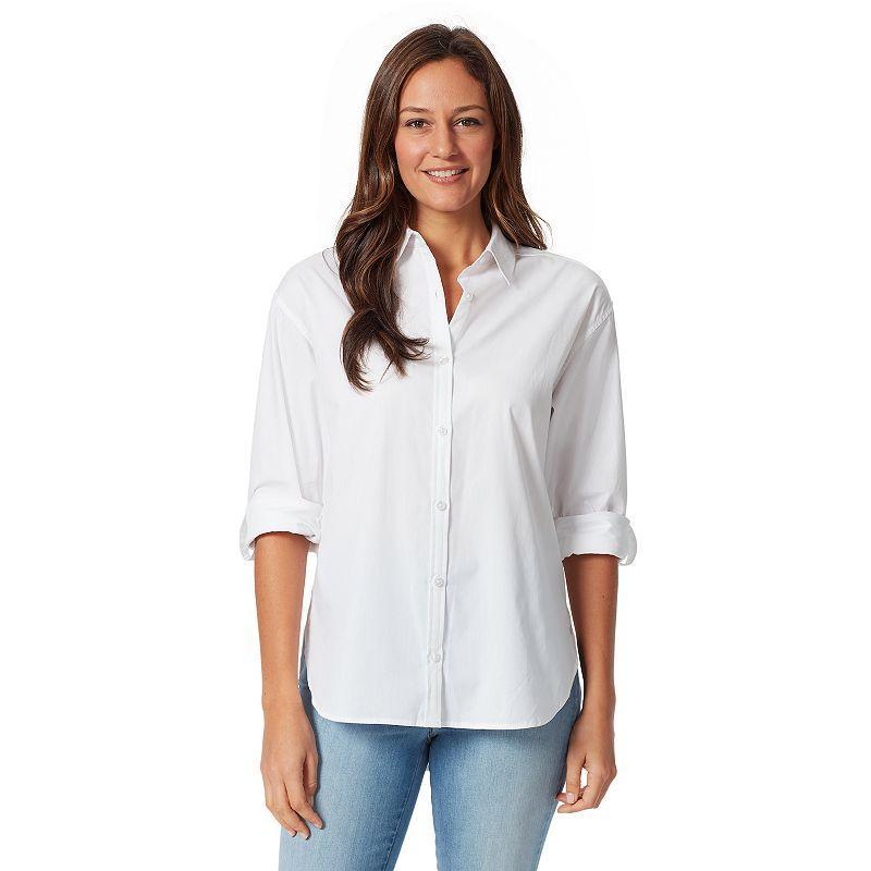 Womens Gloria Vanderbilt Amanda Button Down Shirt Product Image