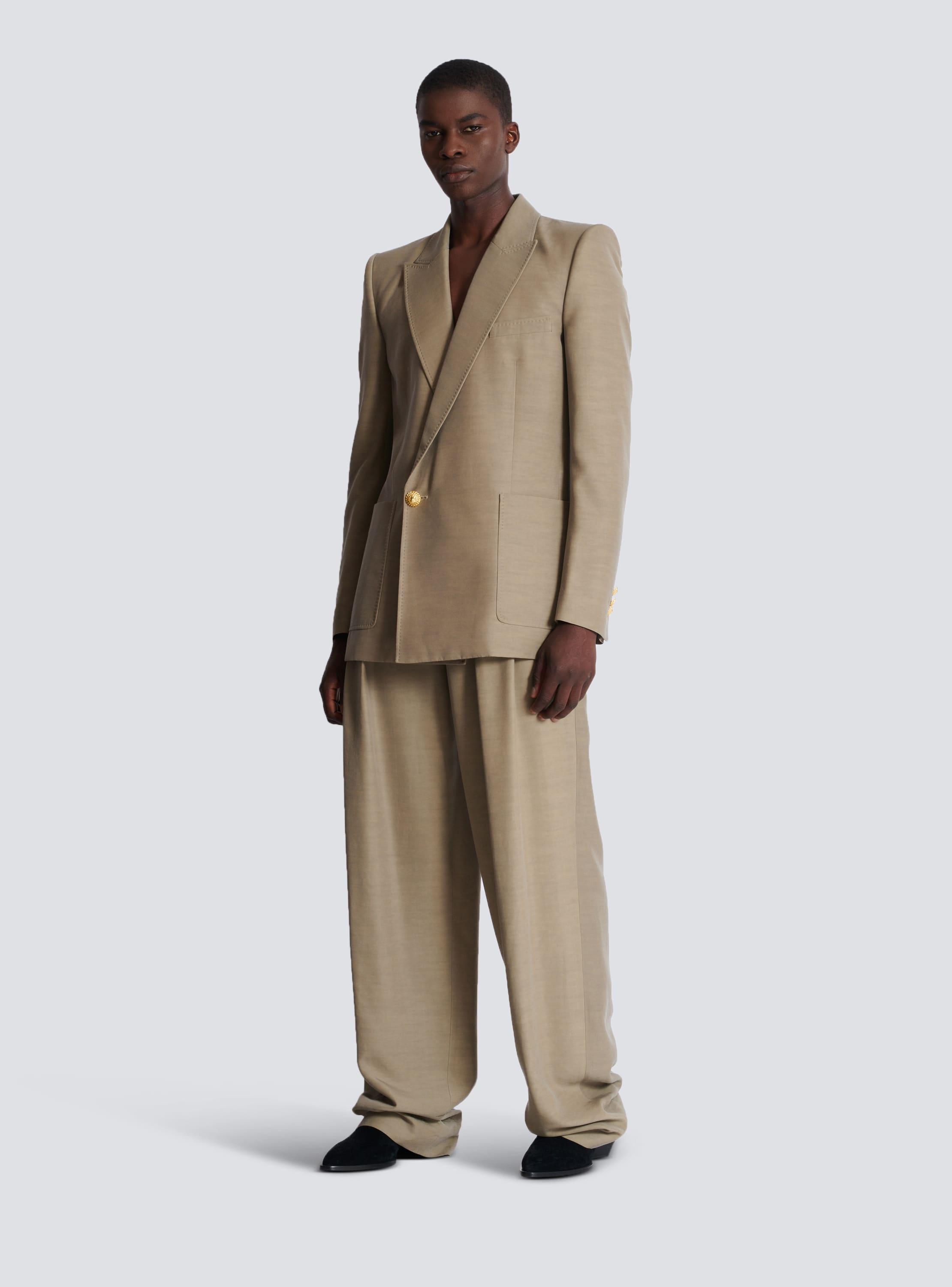 1-button tailored cupro jacket Product Image