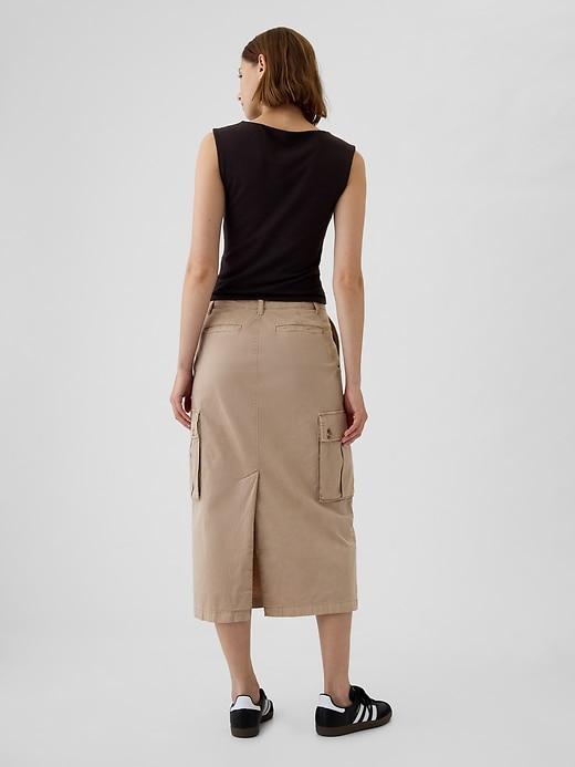 Utility Cargo Midi Skirt Product Image