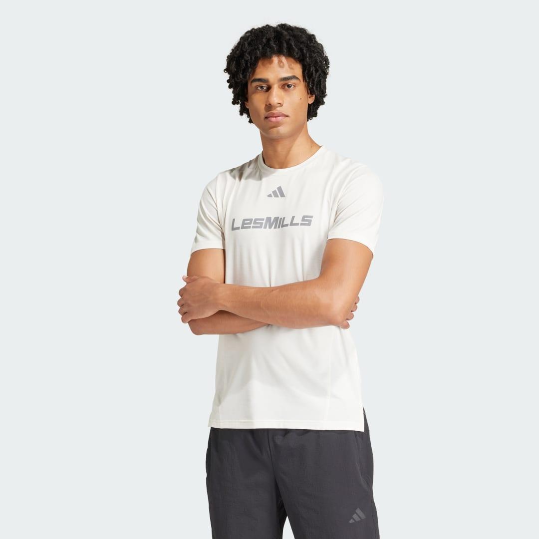 adidas Les Mills Graphic Tee Black M Mens Product Image