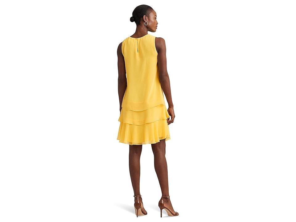 Lauren Ralph Lauren Womens Georgette Shift Dress Product Image