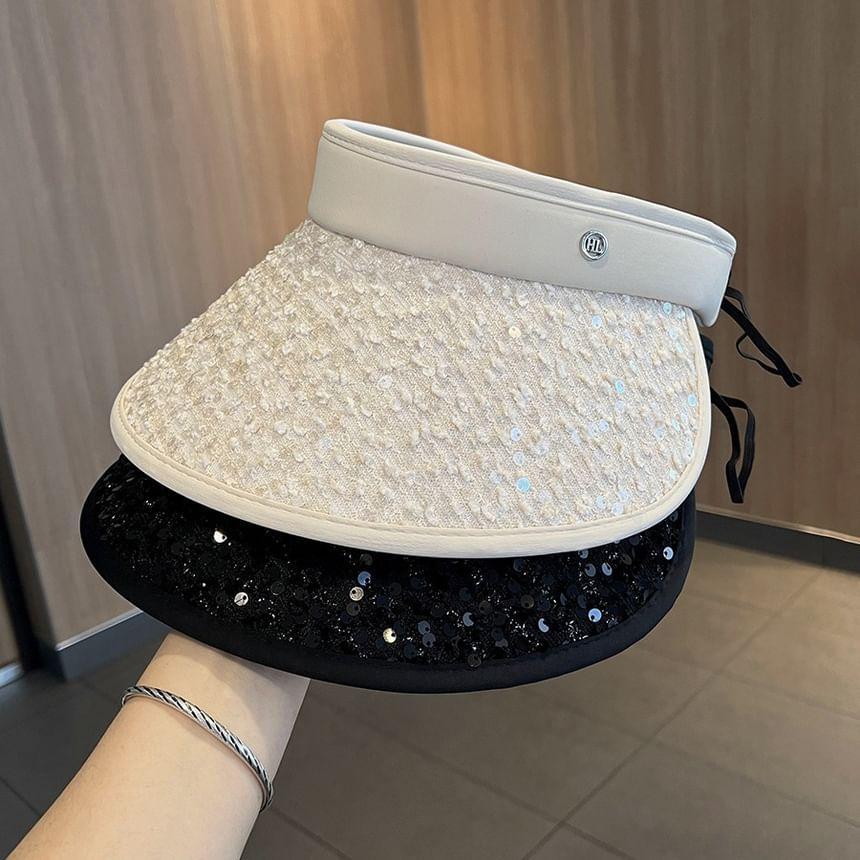 Plain Sequin Visor Product Image