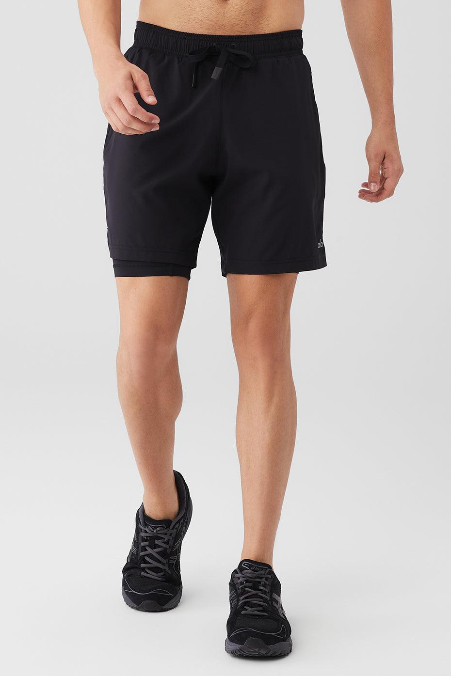 Mens 7 Unity 2-in-1 Fleece Shorts Product Image