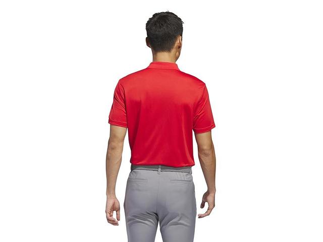 adidas Golf adi Performance Short Sleeve Golf Polo Shirt (Collegiate ) Men's Clothing Product Image