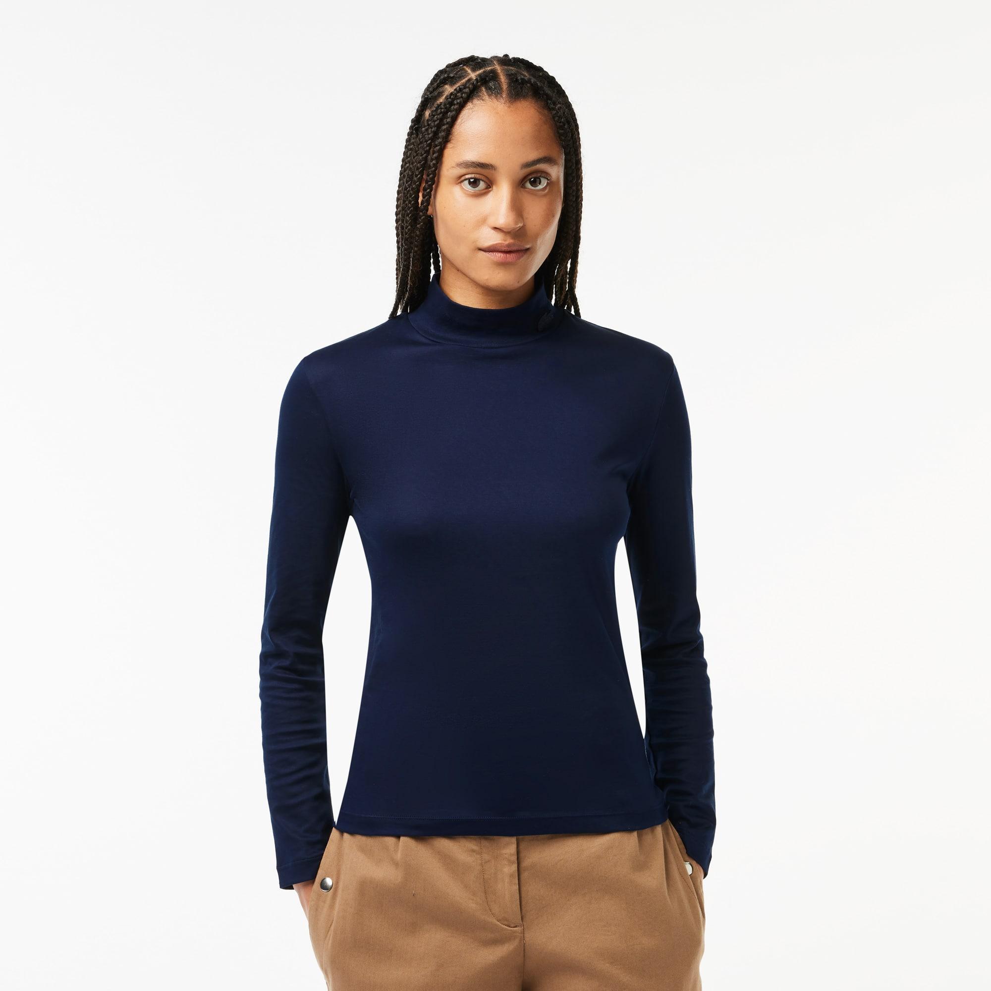 Women's Cotton Turtleneck Product Image