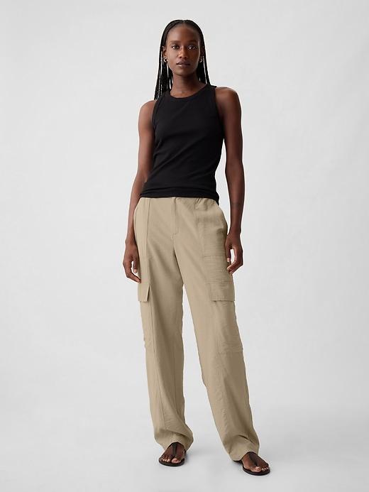 Mid Rise Cargo Pants Product Image