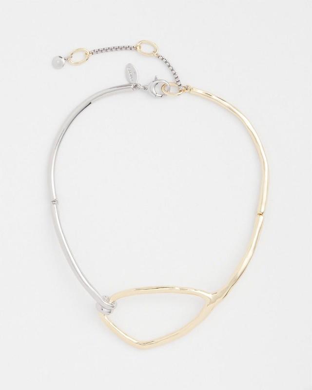 Mixed Metal Collar Necklace   Chico's - Mixed Metals - Women Product Image