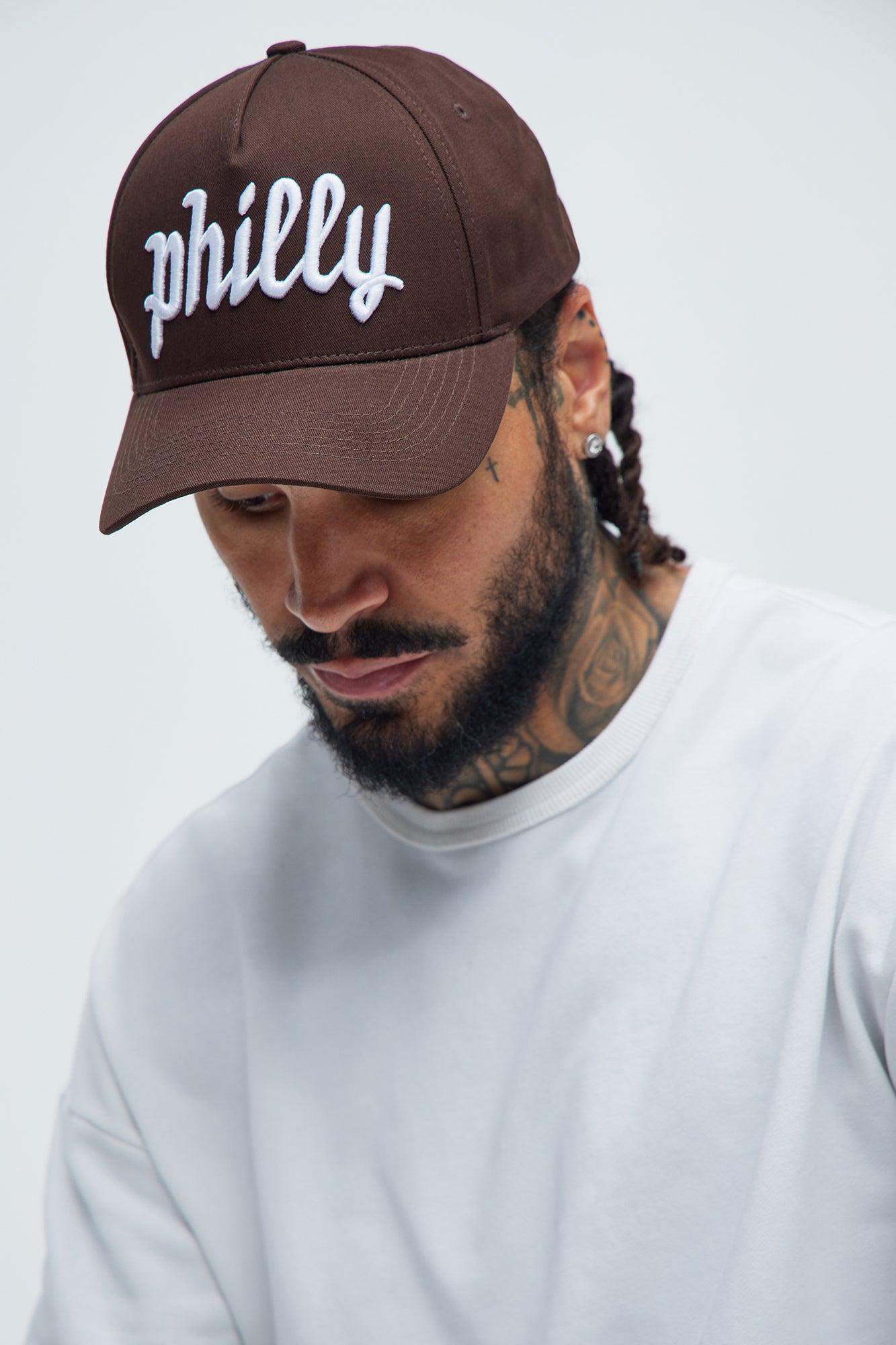 Philadelphia Snapback Hat - Dark Brown Product Image