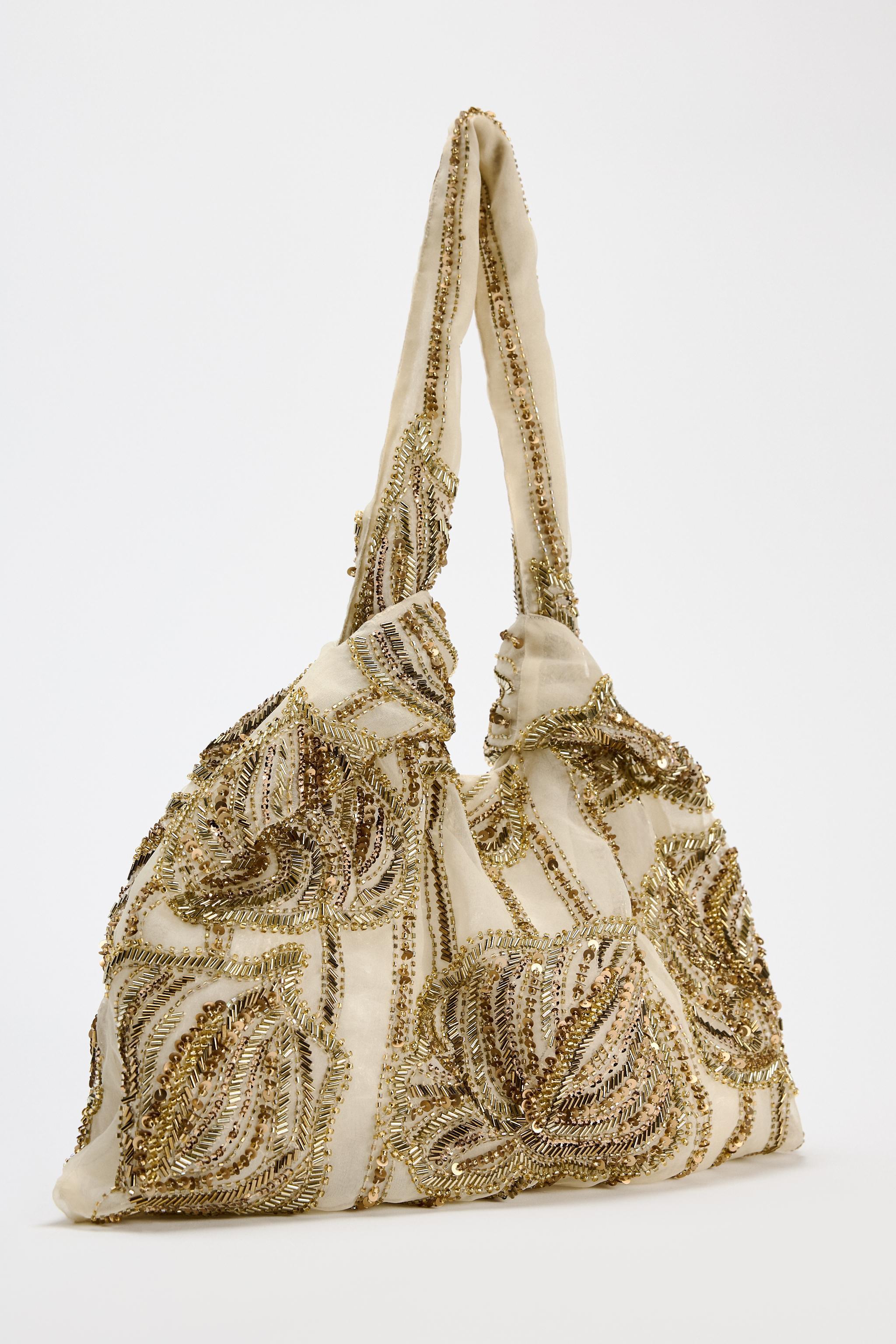 BEADED BUCKET BAG Product Image