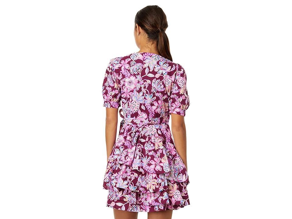 Lilly Pulitzer Alexandria Elbow Sleeve C (Amarena Cherry Tropical with A Twist) Women's Dress Product Image