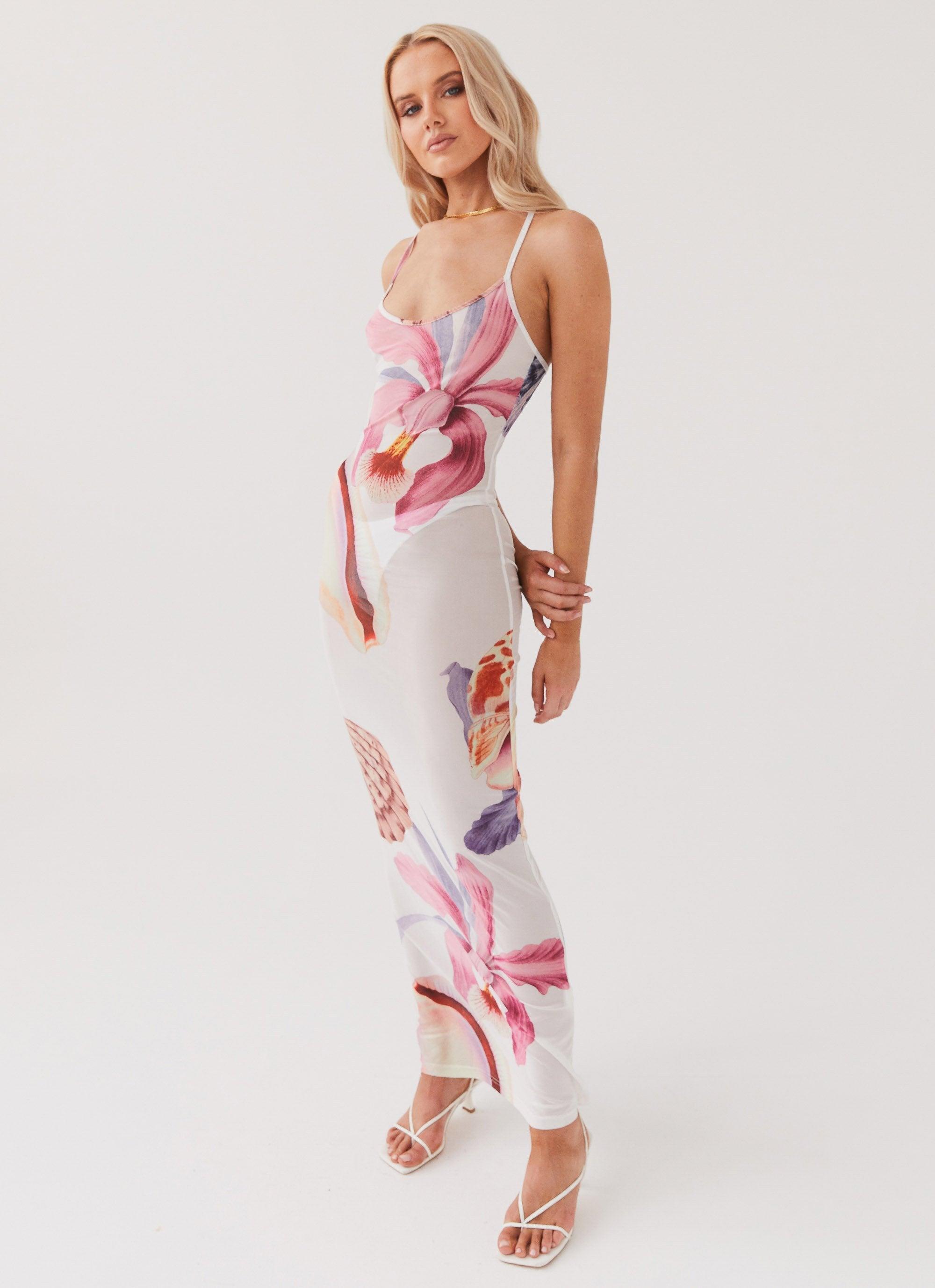 Love On The Run Maxi Dress - Seaside Bouquet Product Image