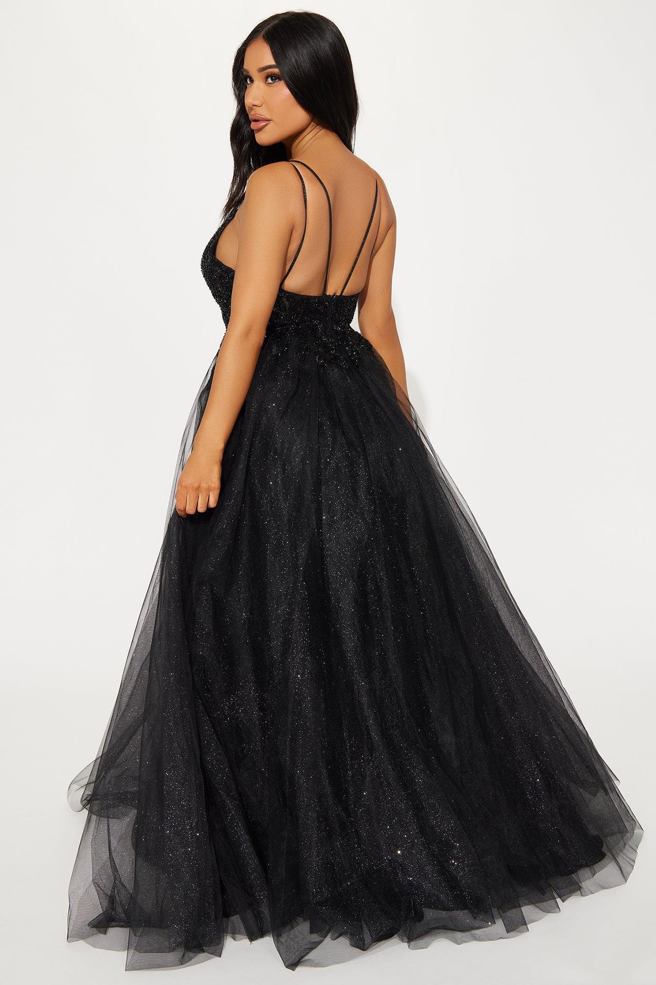 Fairy Tale Princess Maxi Dress - Black Product Image