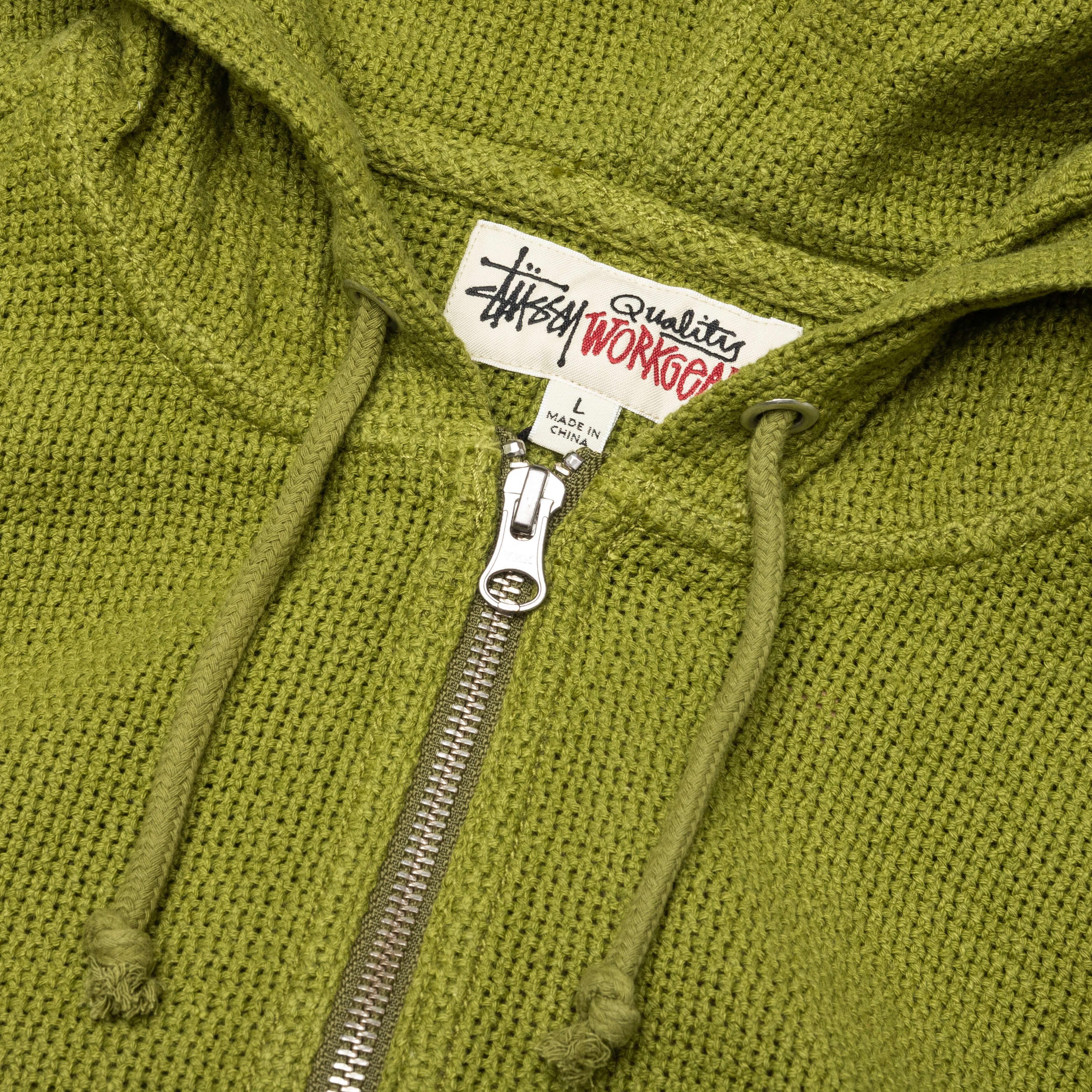 Work Jacket Cotton Mesh - Green Male Product Image