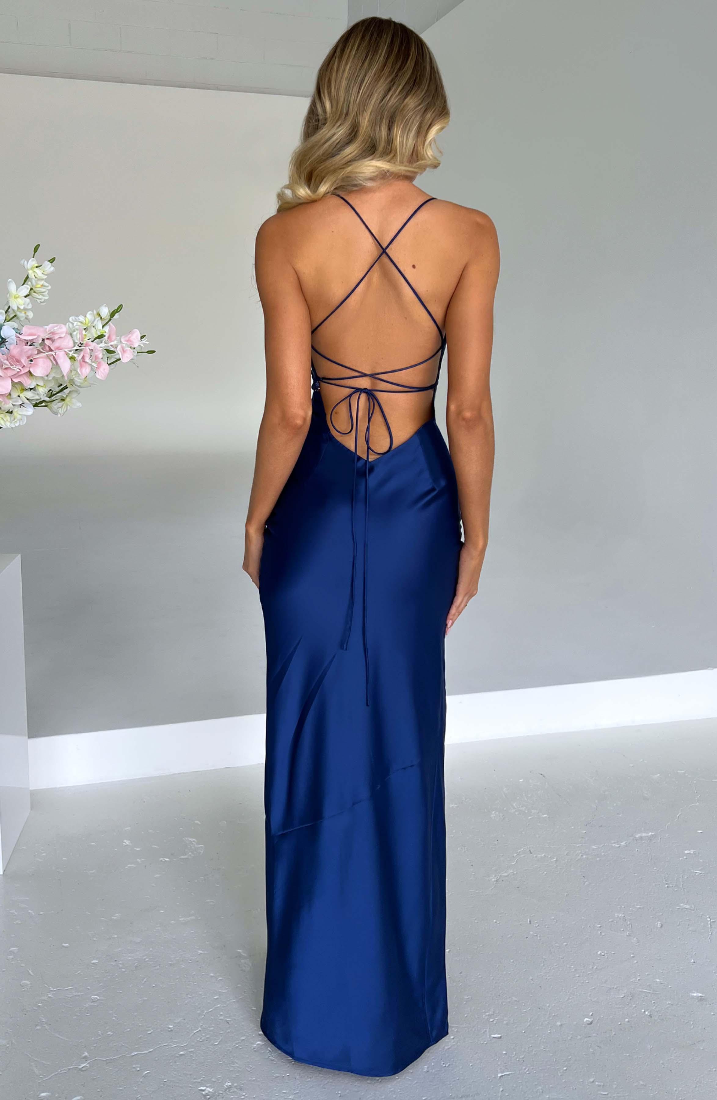 Misha Maxi Dress - Navy Product Image