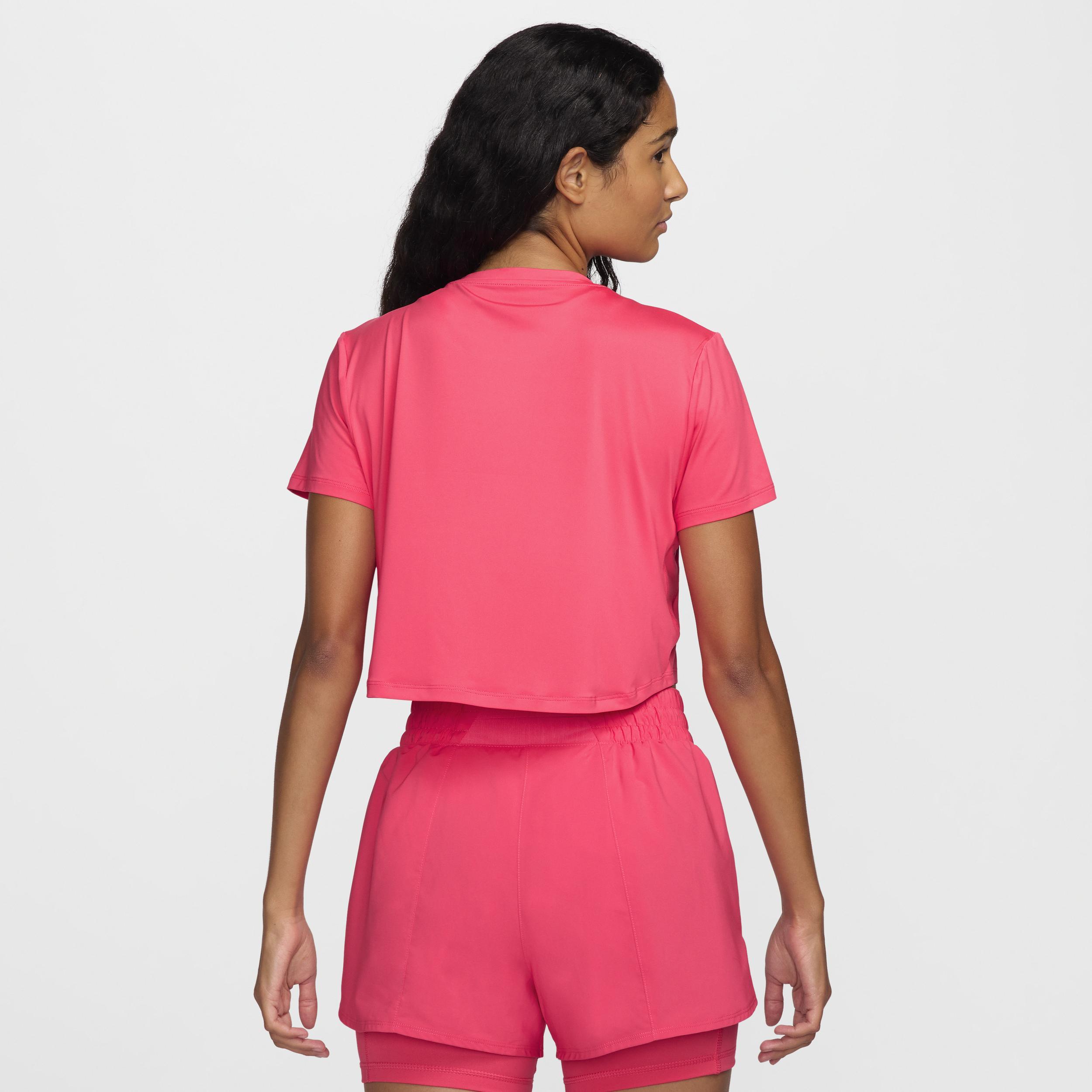 Nike Women's One Classic Dri-FIT Short-Sleeve Cropped Top Product Image