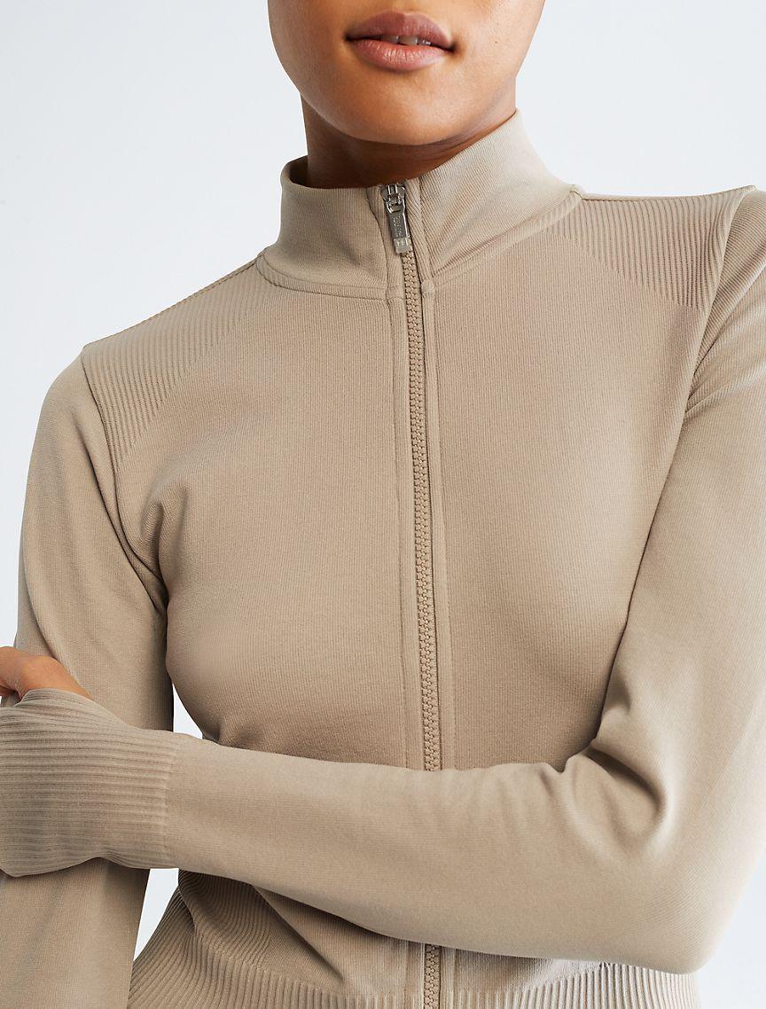 Performance Seamless Mock Neck Jacket Product Image