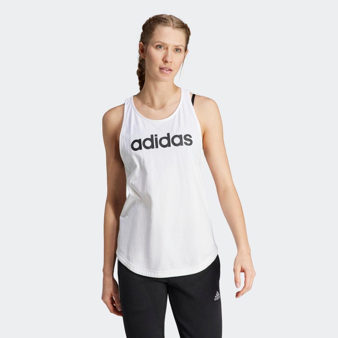 Adidas Womens LOUNGEWEAR Essentials Logo Loose Tank Top Product Image