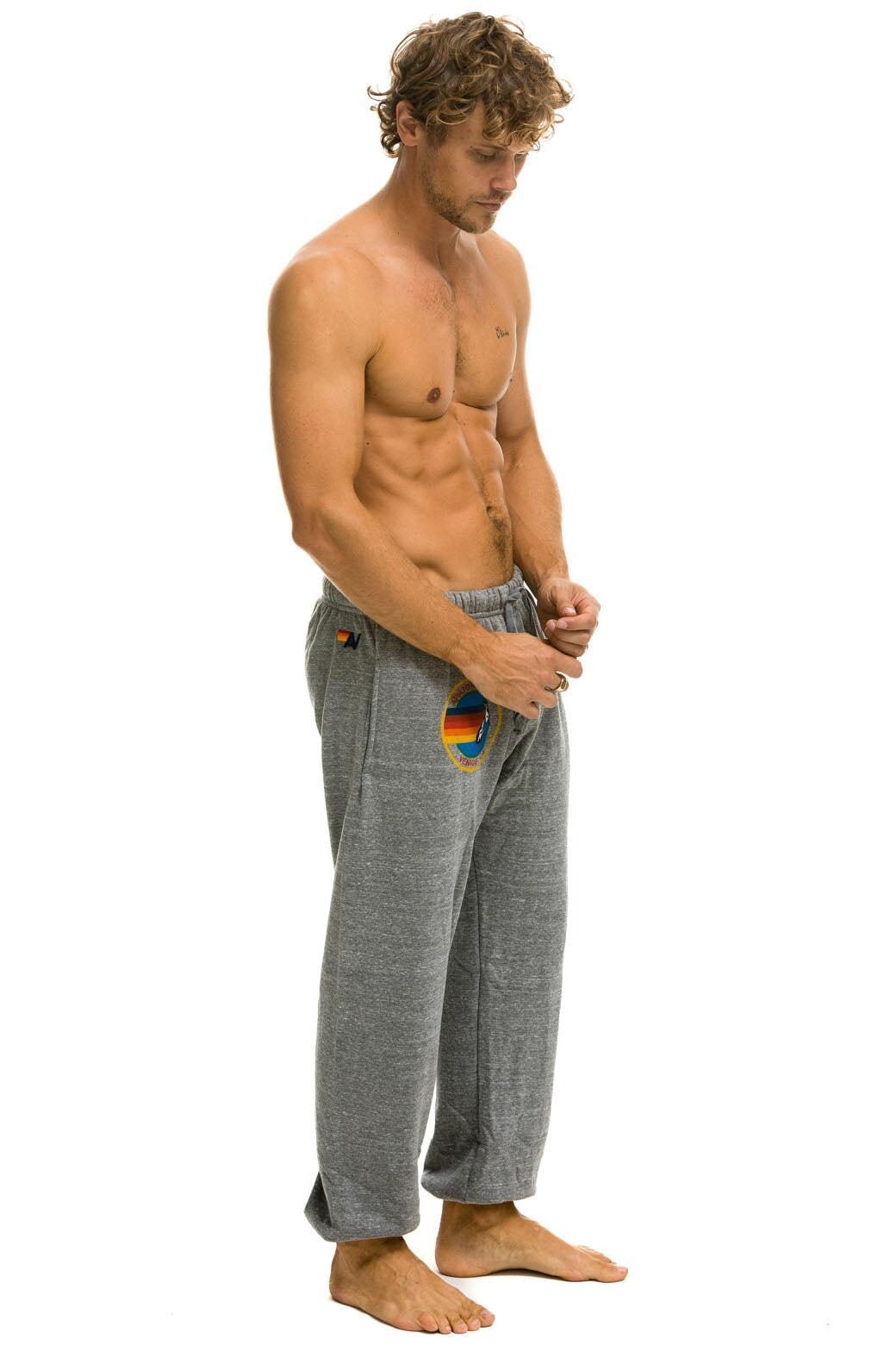 AVIATOR NATION SWEATPANTS - HEATHER GREY Male Product Image