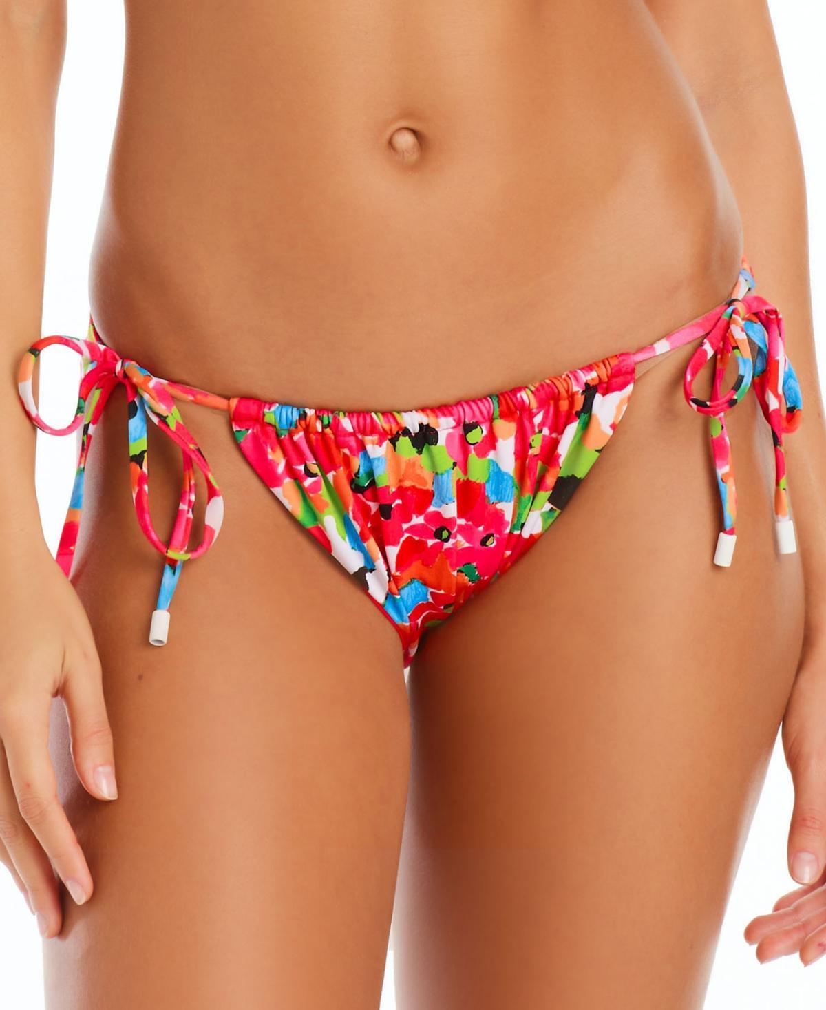 Sanctuary Womens Geranium Tunnel Side-Tie Hipster Bikini Bottoms Product Image