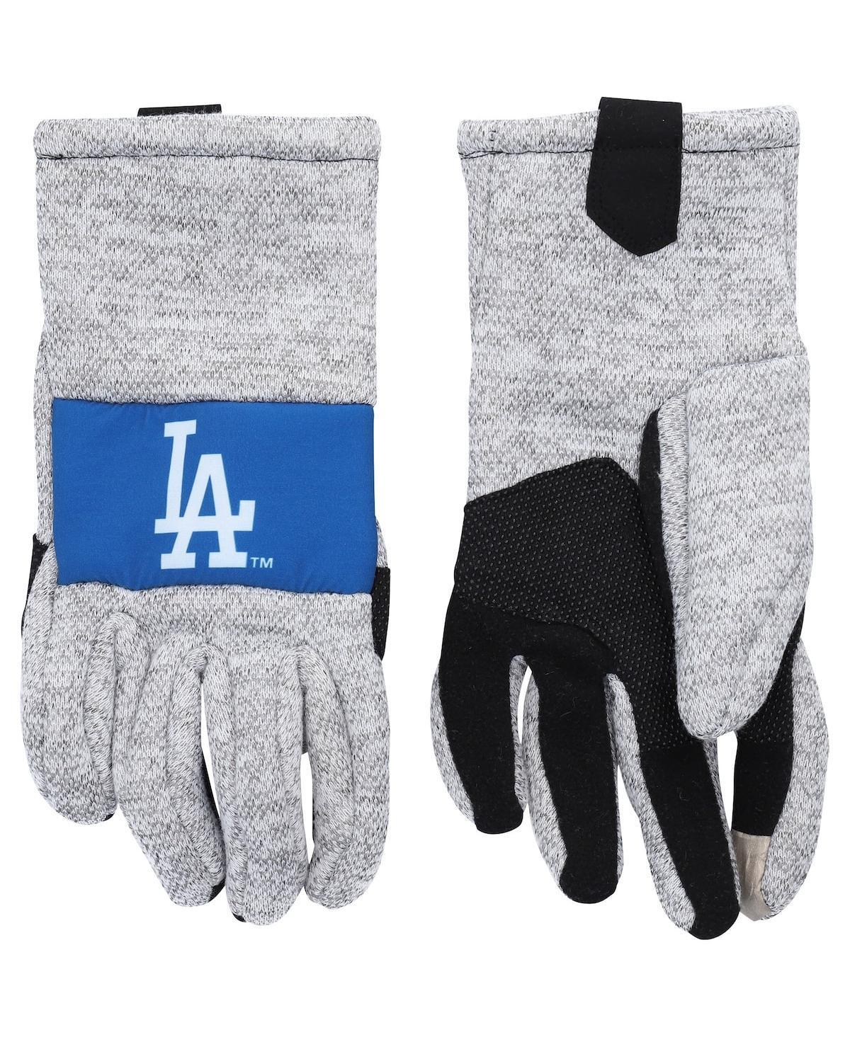 Mens FOCO Gray Los Angeles Dodgers Team Knit Gloves Product Image