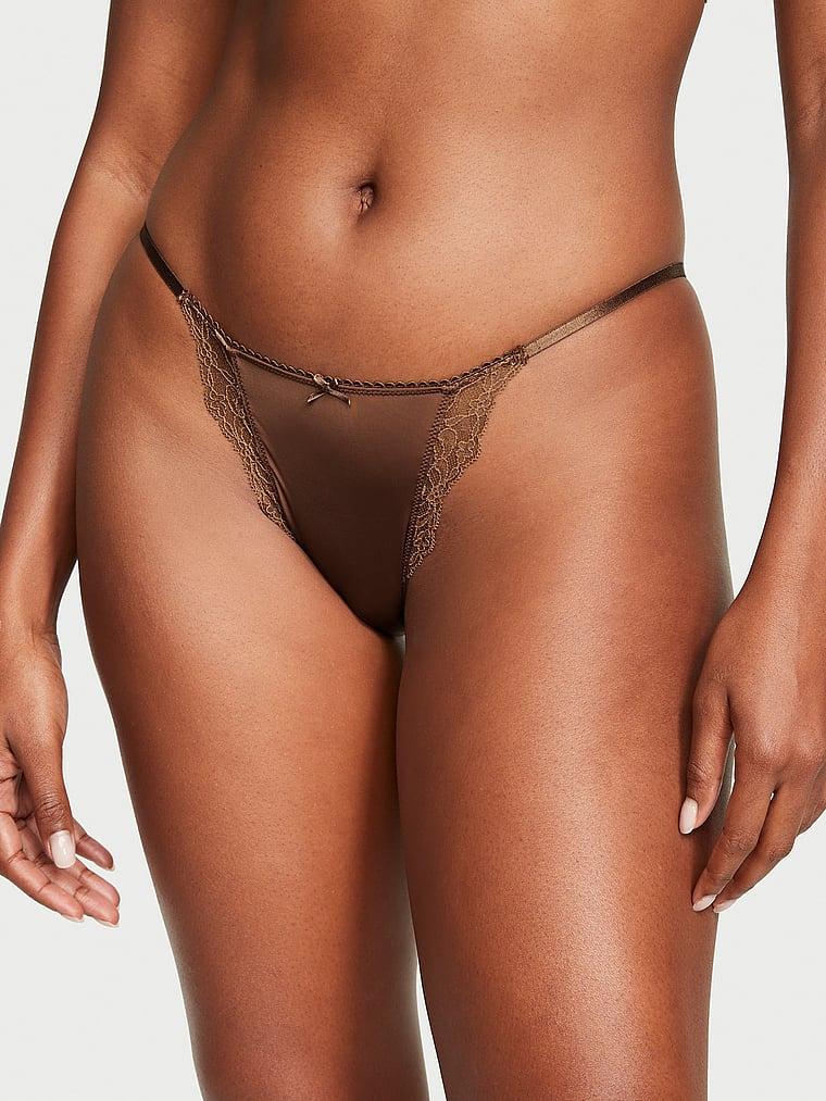 Smooth & Lace Mini String Bikini Panty Product Image