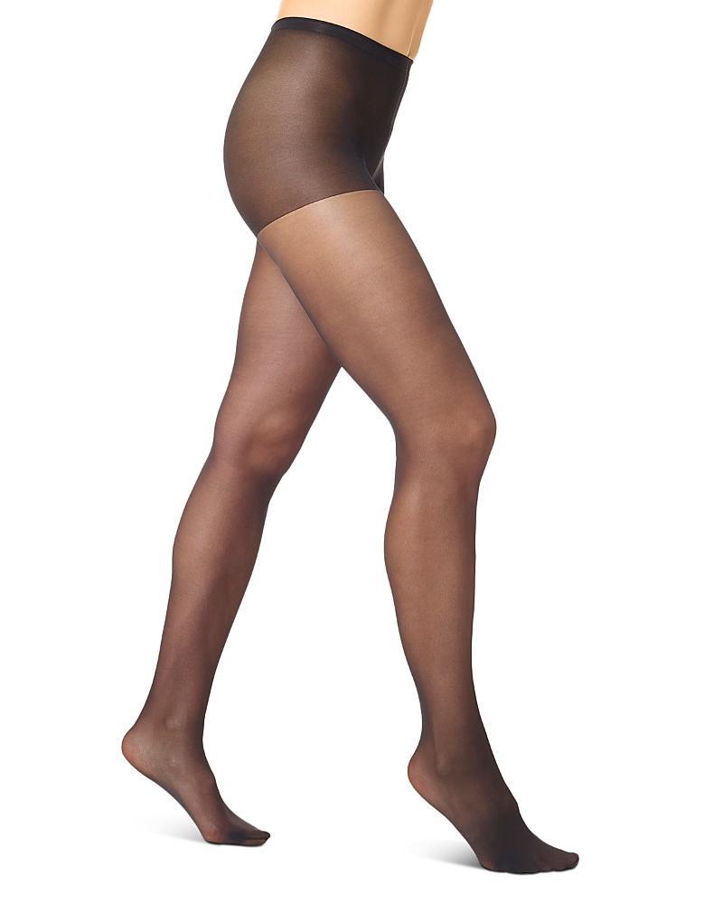 Hue 30 Denier Sheer Coverage Control Top Tights Product Image