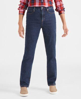 Women's High Rise Straight-Leg Jeans, Regular, Short and Long Lengths, Created for Macy's product image