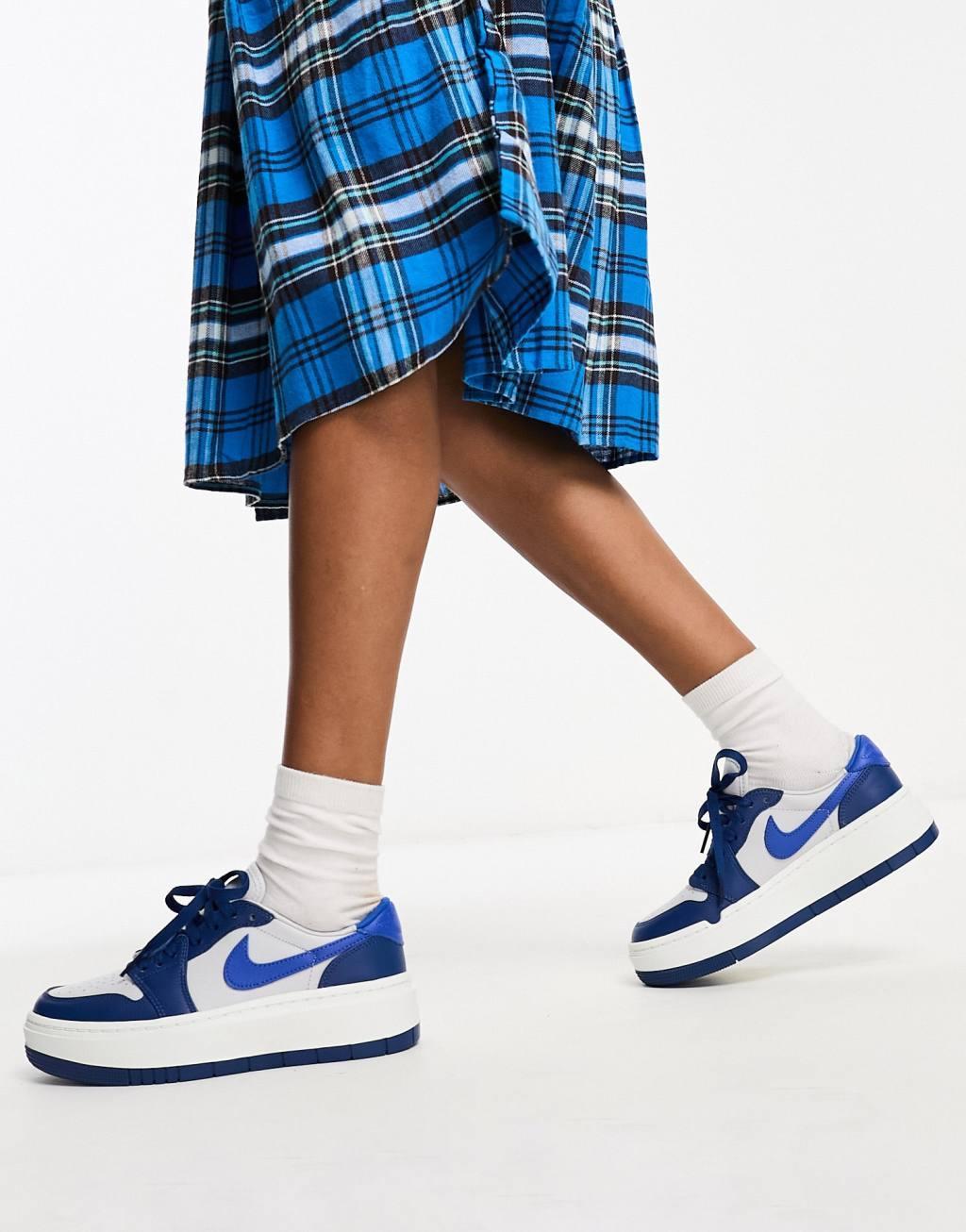 Nike Jordan Air 1 Elevate Low sneakers in blue and white Product Image