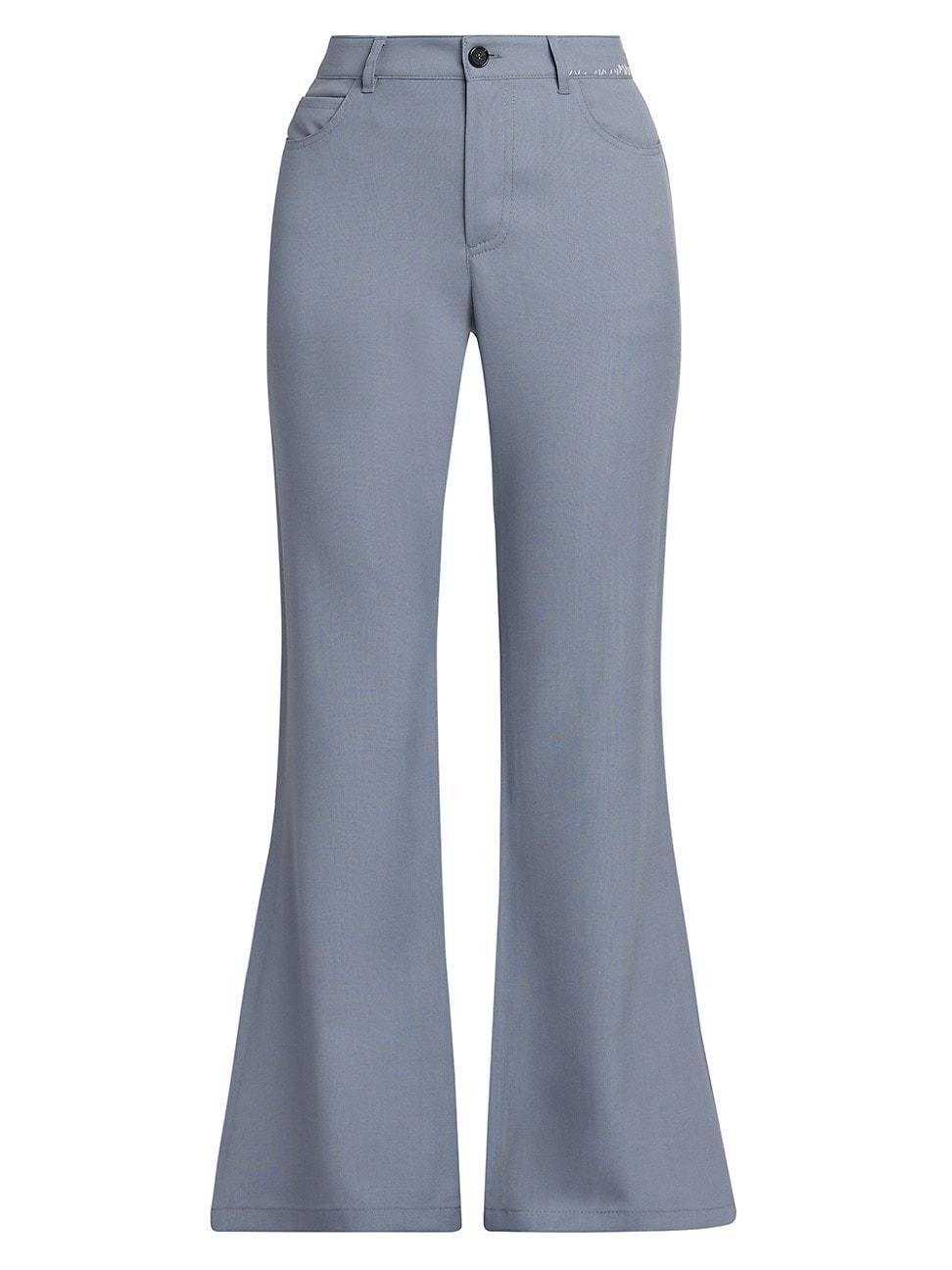 Womens Wool & Mohair Flared Trousers product image