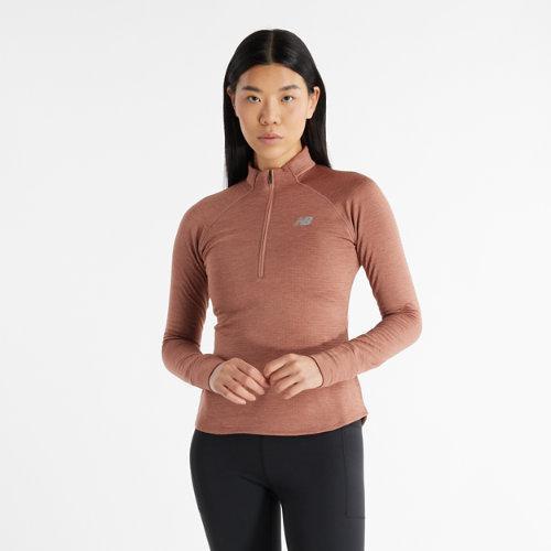 New Balance Women's Athletics Heat Grid 1/2 Zip Product Image