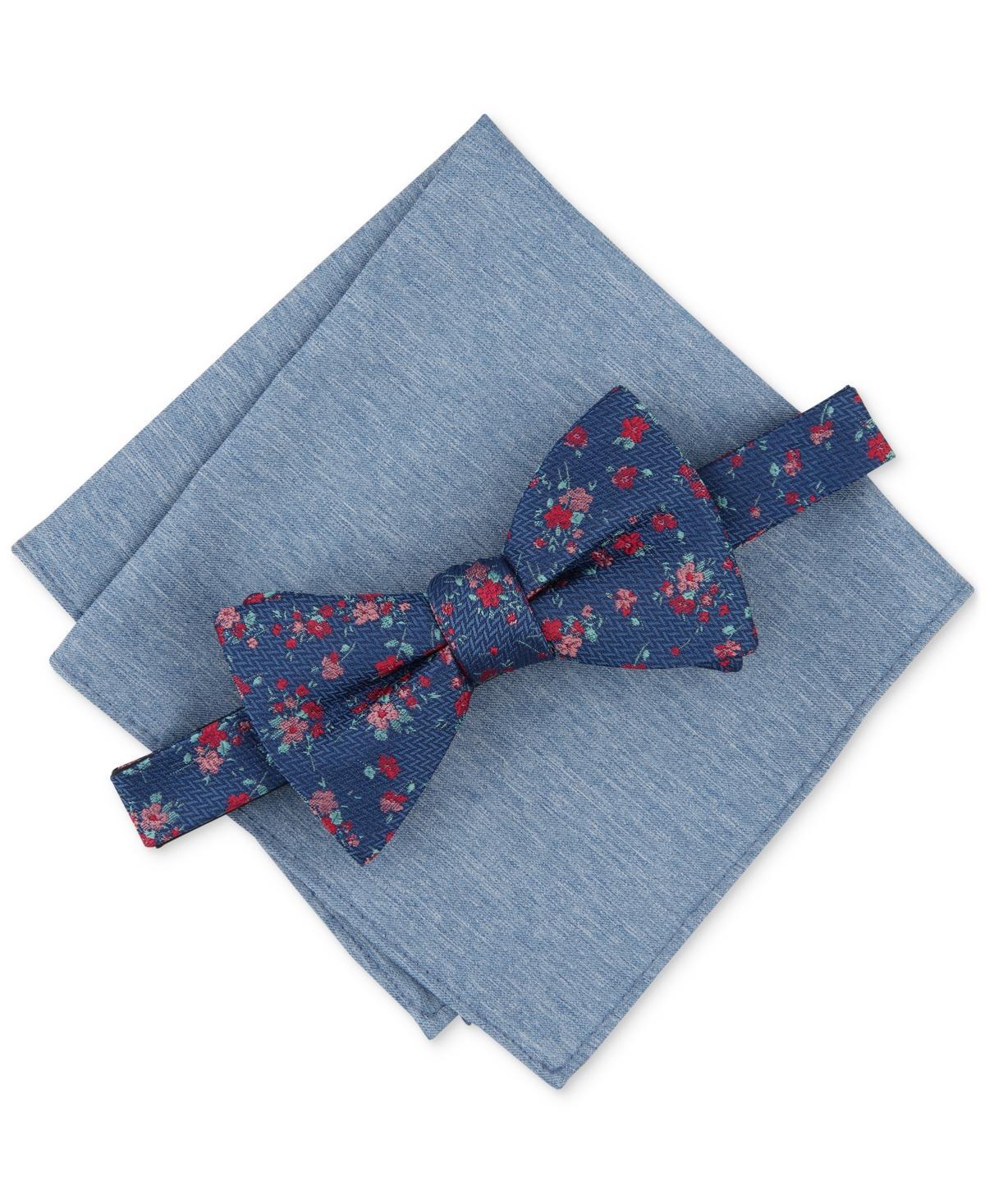 Bar Iii Mens Lance Floral Bow Tie & Pocket Square Set, Created for Macys Product Image