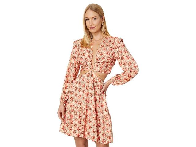 Joie Maeve Dress (Vibrant/Red/Multi) Women's Clothing Product Image