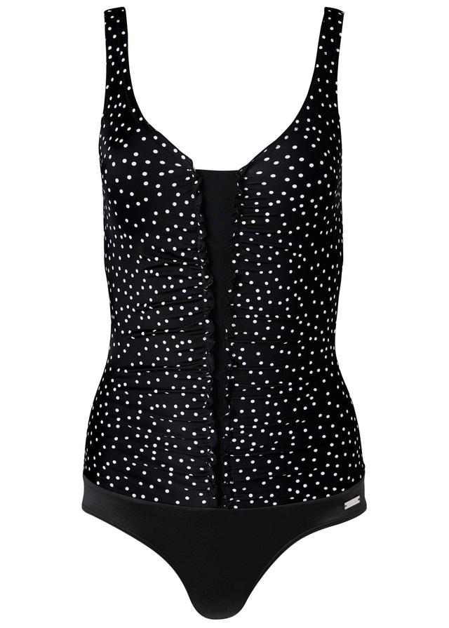 Ruched One-Piece - Micro Dot Product Image