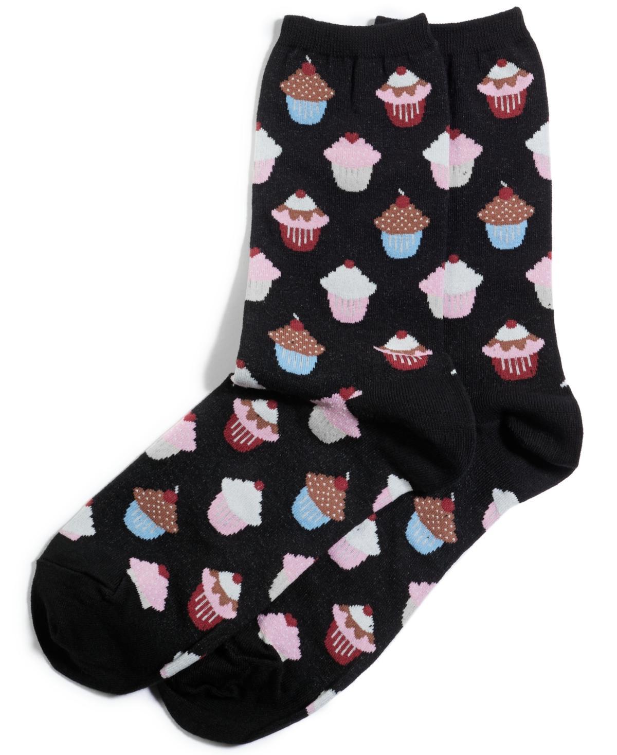 Hot Sox Womens Cupcake Fashion Crew Socks Product Image