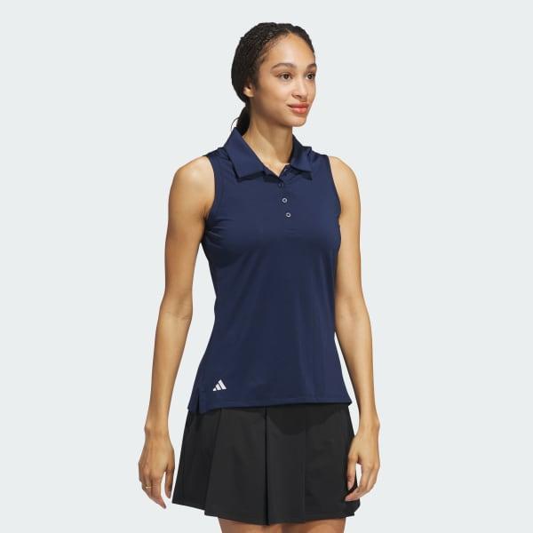 Ultimate365 Solid Sleeveless Polo Shirt Product Image