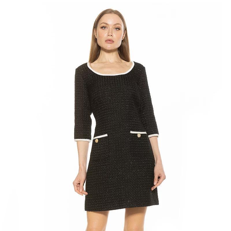 Womens ALEXIA ADMOR Orla Scoop Neck Shift Dress Product Image