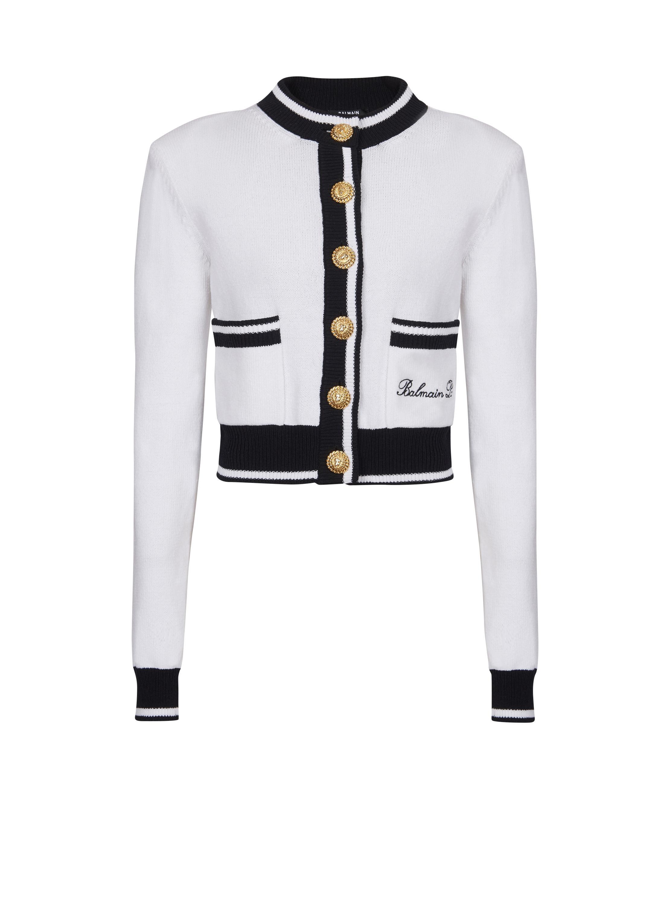 Balmain Signature knit cardigan product image