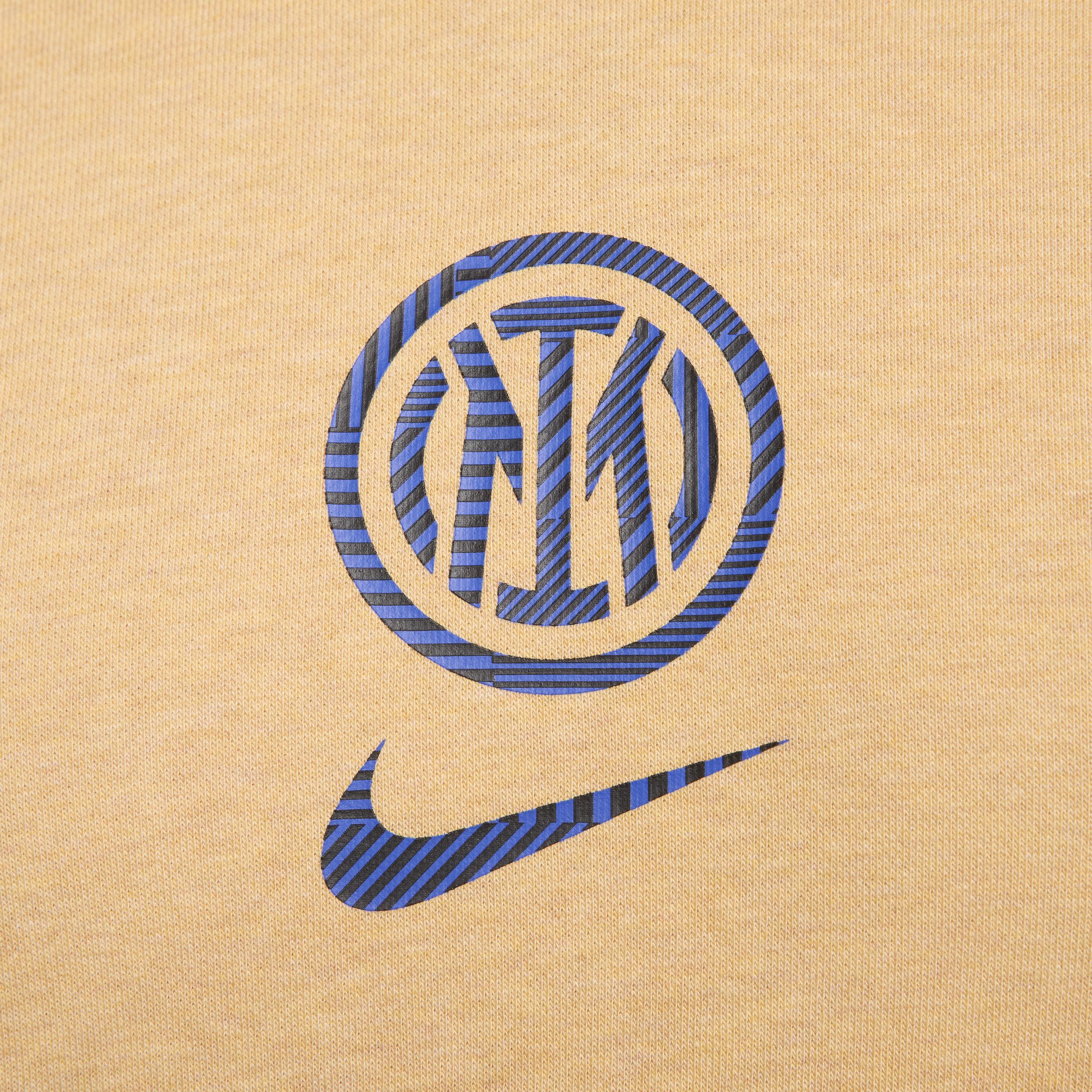 Inter Milan Club Home Nike Men's Soccer French Terry Pullover Hoodie Product Image