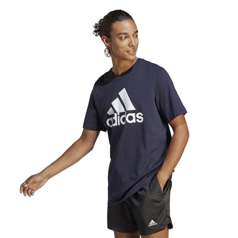 adidas Mens Badge of Sport Essentials T-Shirt , 3X-Large - Mens Athletic Performance Tops at Academy Sports Product Image